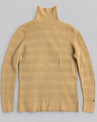 Maglione Tommy Hilfiger XL cammello a trecce