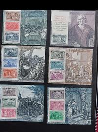 FRANCOBOLLI SERIE COMPLETA DI 6 FOGLIETTI