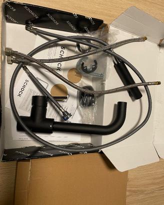 Miscelatore lavabo Schock Aquatown nero assoluto