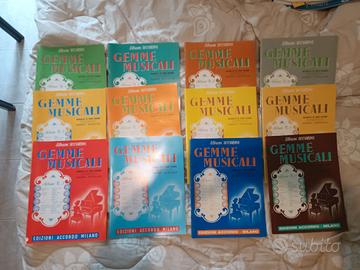Gemme musicali raccolta di pezzi celebri 12 volumi
