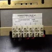 Trasformatore monofase 500 VA-220,380/12,24 v