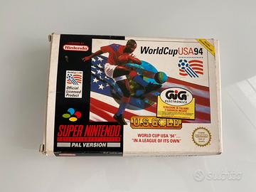 WORLD CUP USA 94 Super Nintendo Versione Europea