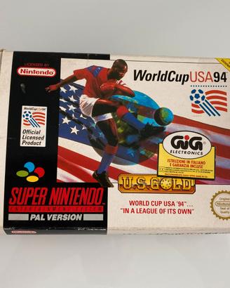 WORLD CUP USA 94 Super Nintendo Versione Europea