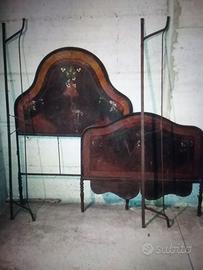 Struttura letto fine '800