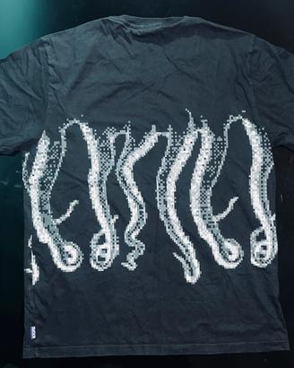 Maglietta 0ctopus brand Censored Outline -taglia M