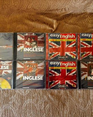 8 Cd Corsi di lingua inglese da collezione nuovi
