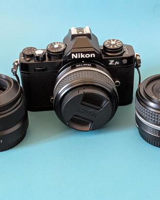 NIKON Z FC + 28mm 2.8 SE + 40mm 2.0 + 24mm 1.7