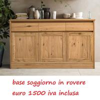 base soggiorno rovere