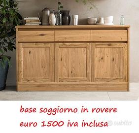 base soggiorno rovere