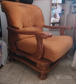 Poltrona in Legno Vintage