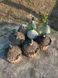 Damigiane decorative