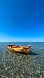 Barca Dinghy in legno 12 piedi