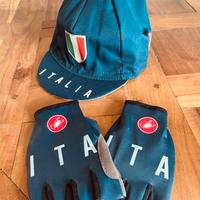 CICLISMO - Castelli Italia guanti e cap