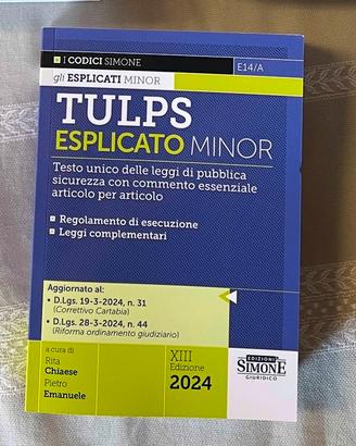 TULPS Esplicato Minor - SIMONE 2024