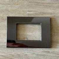 20 Placche bticino living acciaio cromato lucide