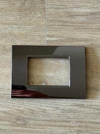 20 Placche bticino living acciaio cromato lucide