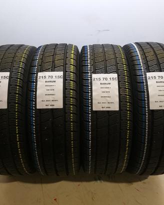 4 GOMME 215 70 15C BARUM INV RIF3999