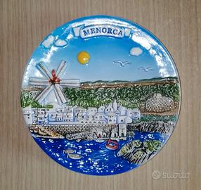 Piatto Ceramica Souvenir Menorca