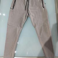 Pantaloni tuta Bershka, colore Beige, taglia L