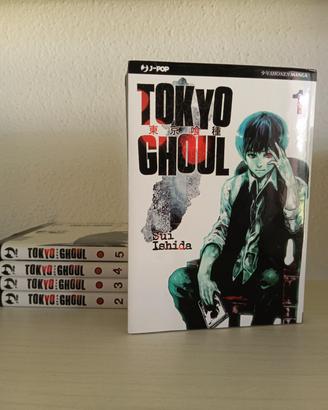manga Tokyo ghoul vol. 1-5 ita