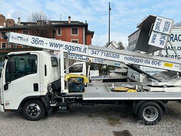 Autoscala Isuzu 36m soli 1500km