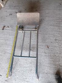 carrello portasacchi in metallo