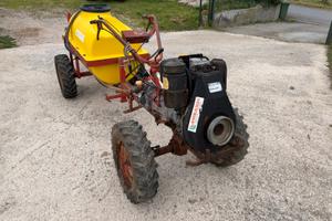 Motozappa ruggerini con botte fresa e rimorchio