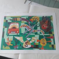 Serigrafia Ugo Nespolo