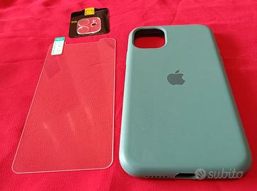 Custodia cover ORIGINALE iPhone 11 + 2 pellicola 