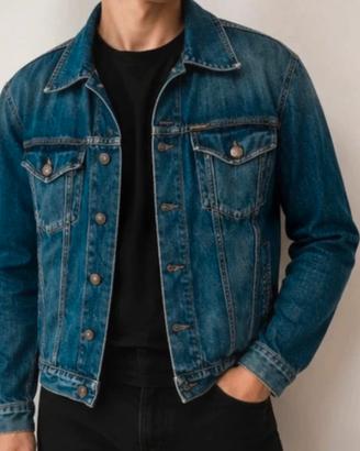 Giacca in Denim Uomo RIFLE Vintage – Taglia XL
