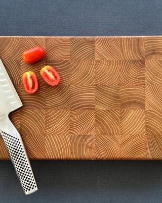Tagliere acacia massello end grain MEDIO 36x20 cm