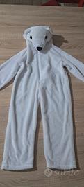 Costume bambino orso polare 2-3 anni