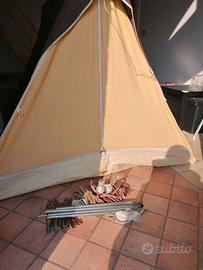 Tenda canadese 3 posti