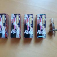 Cinque lampadine alogene H1