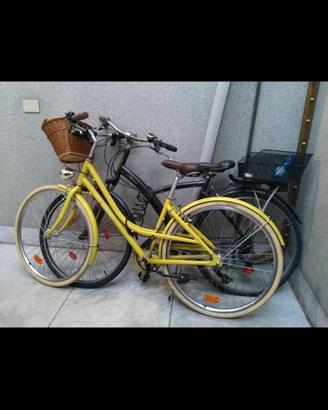 Bici stile olandese gialla