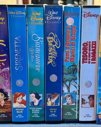 Vhs originali Disney da collezione