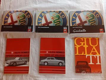 Alfa Romeo 2000GT Giulia Spider Giulietta 147 166