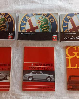 Alfa Romeo 2000GT Giulia Spider Giulietta 147 166