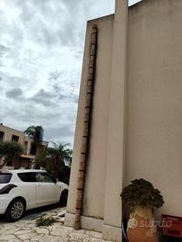 tubo pluviale in terracotta 