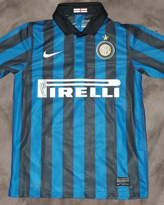 Maglia Inter junior autografata Pandev triplete