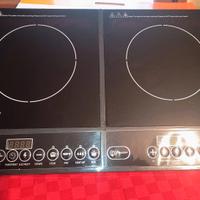 Piastra a induzione 2 fuochi 2000W + 2000W