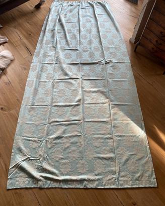 Coppia di tende in satin jacquard