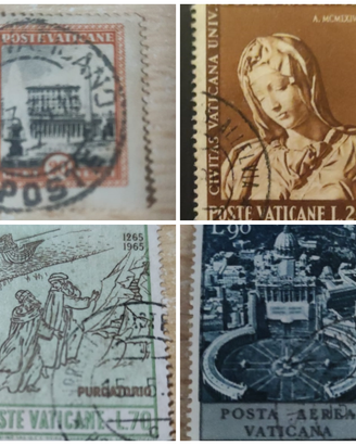 Lotto 4 Francobolli Città del Vaticano