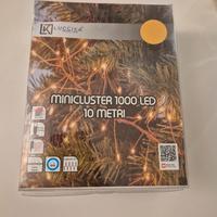 4 Luci natalizie cluster metal micro LED