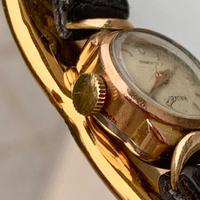 Helvetia Swisse Vintage Anni 50 Placato Oro 17 Jew