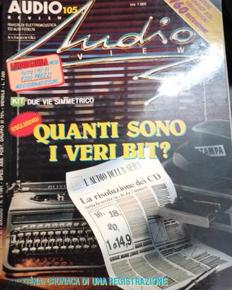 Rivista AUDIO REVIEW n° 105 del 1991