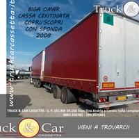 Rif.947rimorchio biga omar- 2008 centinato +sponda