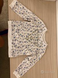 Felpa Guess Bambina a Fiori (Taglia 4 Anni)