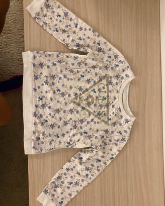 Felpa Guess Bambina a Fiori (Taglia 4 Anni)
