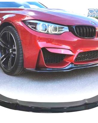 SPOILER LIP PER BMW F80 M3 NERO LUCIDO